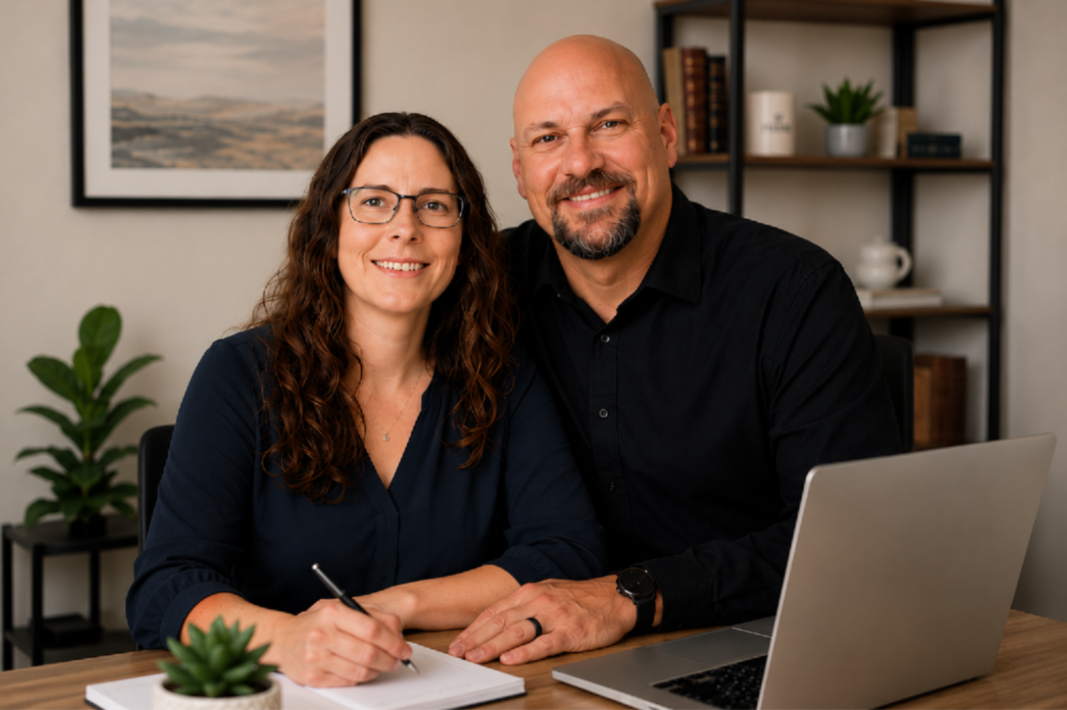 Allan and Casey VanVleet, owners of VanVleet Bookkeeping
